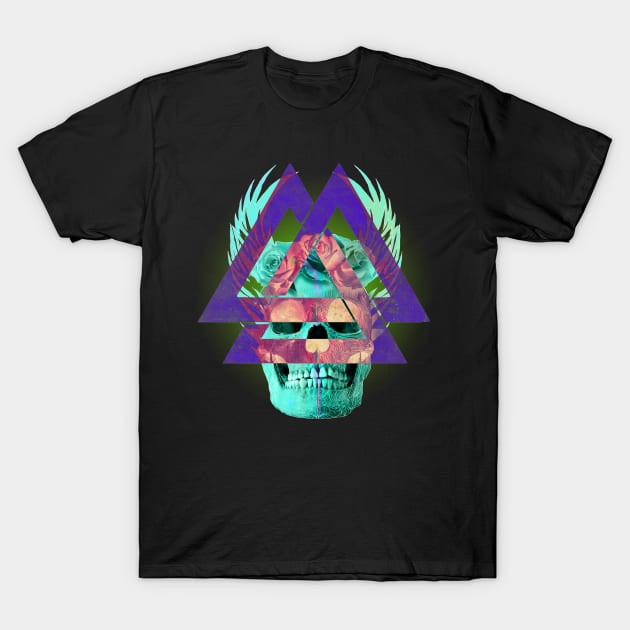 MINT SKULL TATTOO T-Shirt by KARMADESIGNER T-SHIRT SHOP